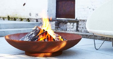 Everyone loves corten fire pit