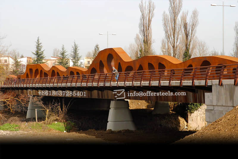 Abetxuko Bridge long view