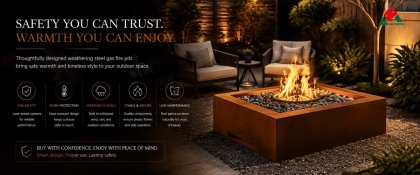 Are There Safety Concerns With Corten Gas fire Pits