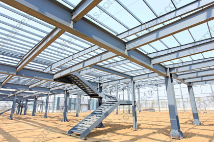 steel frame construction  