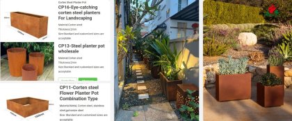 How Does Corten Steel Planter Withstand Different Weather Conditions