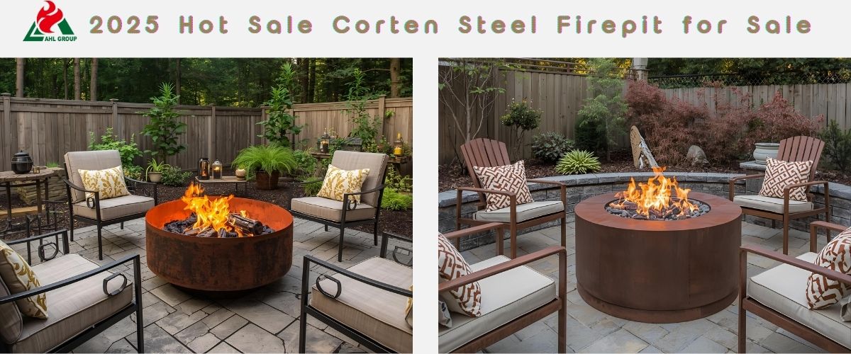 corten steel fire pit for sale