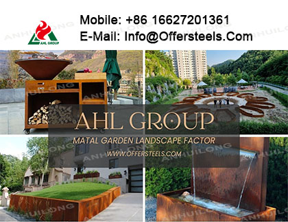 What is special about Corten steel garden landscape?