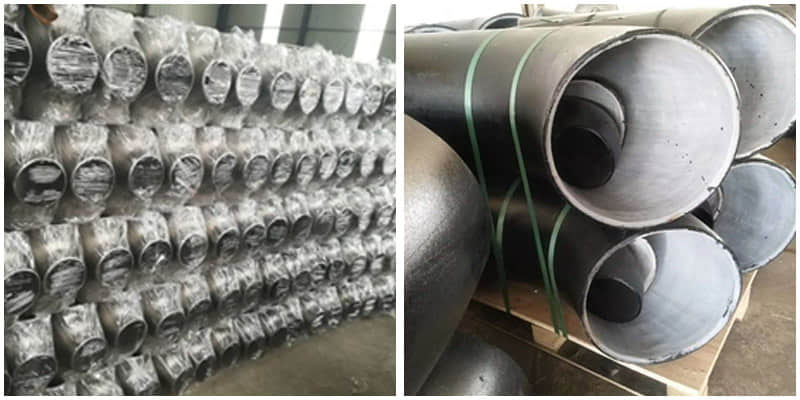 pipe fitting on pallets