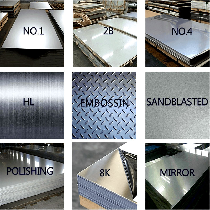 Stainless Steel Sheet Surfaces