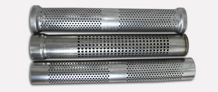 perforated exhaust pipe